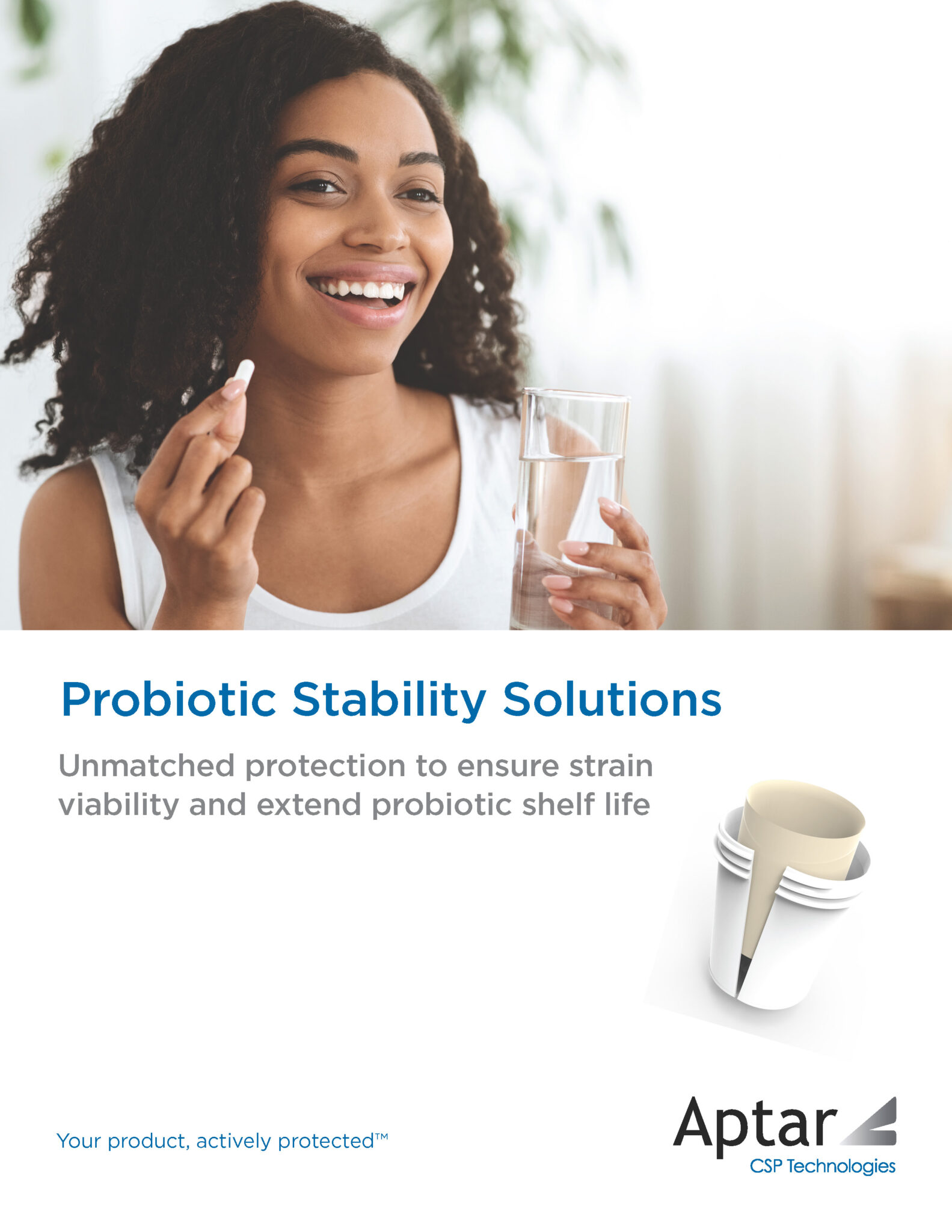 Protective Packaging for Probiotics & Nutraceutical Products: Aptar CSP